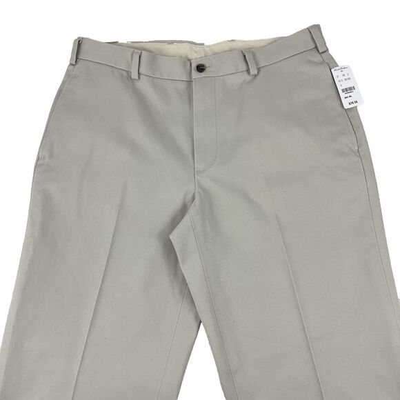 Brooks Brothers Pants Men’s 35x30 Beige Khaki NWT Advantage Chino Clark Preppy - Picture 3 of 8